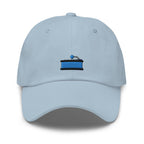 Record Player Embroidered Unisex Dad Hat, Handmade, Adjustable Baseball Cap Gift