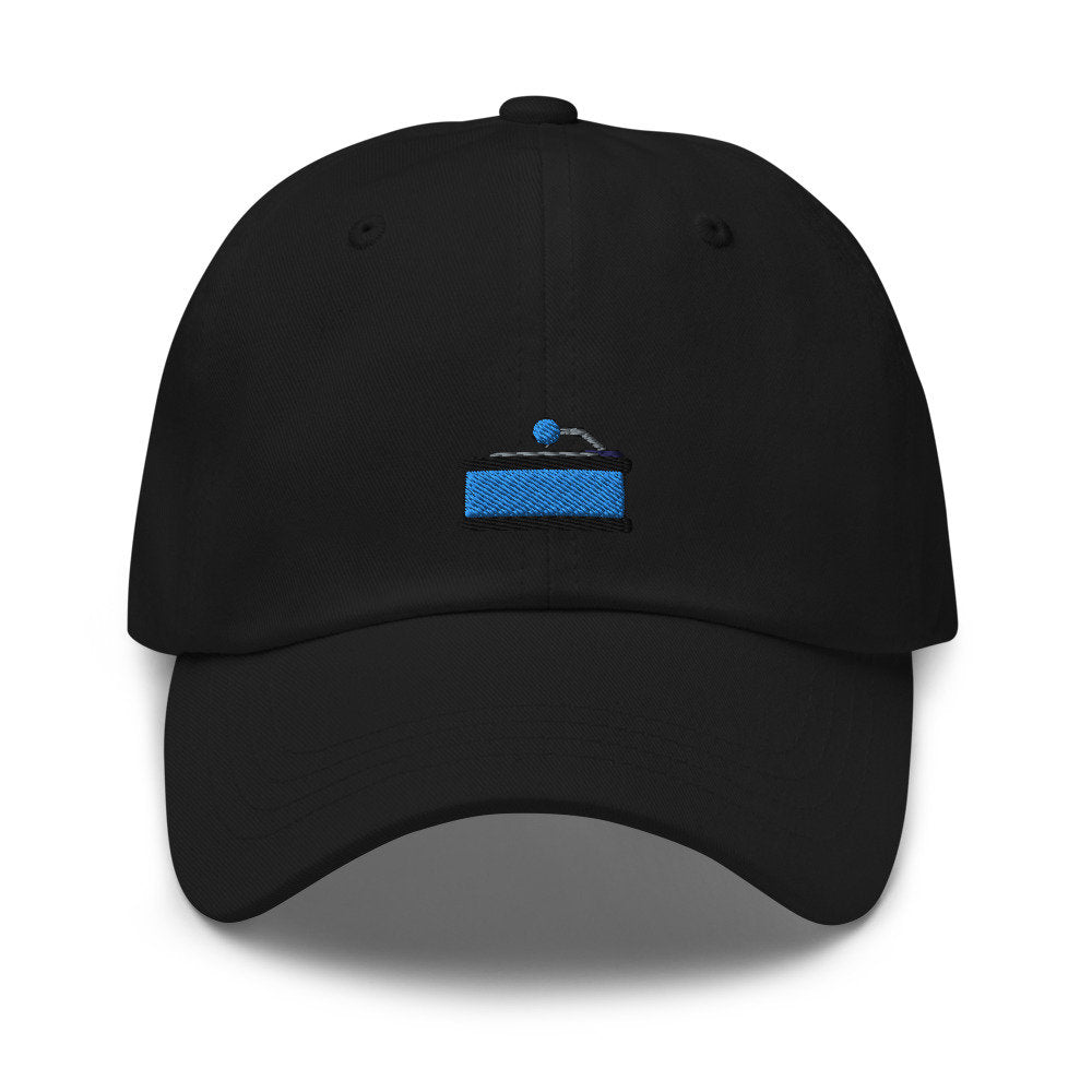 Record Player Embroidered Unisex Dad Hat, Handmade, Adjustable Baseball Cap Gift