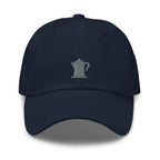 Old School Coffee Pot Embroidered Unisex Dad Hat, Handmade, Adjustable Baseball Cap Gift