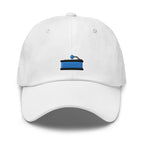 Record Player Embroidered Unisex Dad Hat, Handmade, Adjustable Baseball Cap Gift