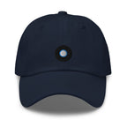 Vinyl Record Embroidered Unisex Dad Hat, Handmade, Adjustable Baseball Cap Gift