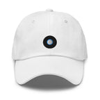 Vinyl Record Embroidered Unisex Dad Hat, Handmade, Adjustable Baseball Cap Gift