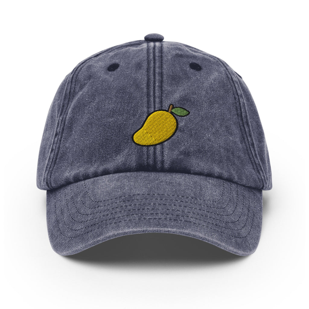 Mango Vintage Hat, Aged Dad Cap, Faded Baseball Cap Gift - Multiple Colors