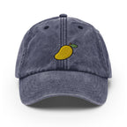 Mango Vintage Hat, Aged Dad Cap, Faded Baseball Cap Gift - Multiple Colors