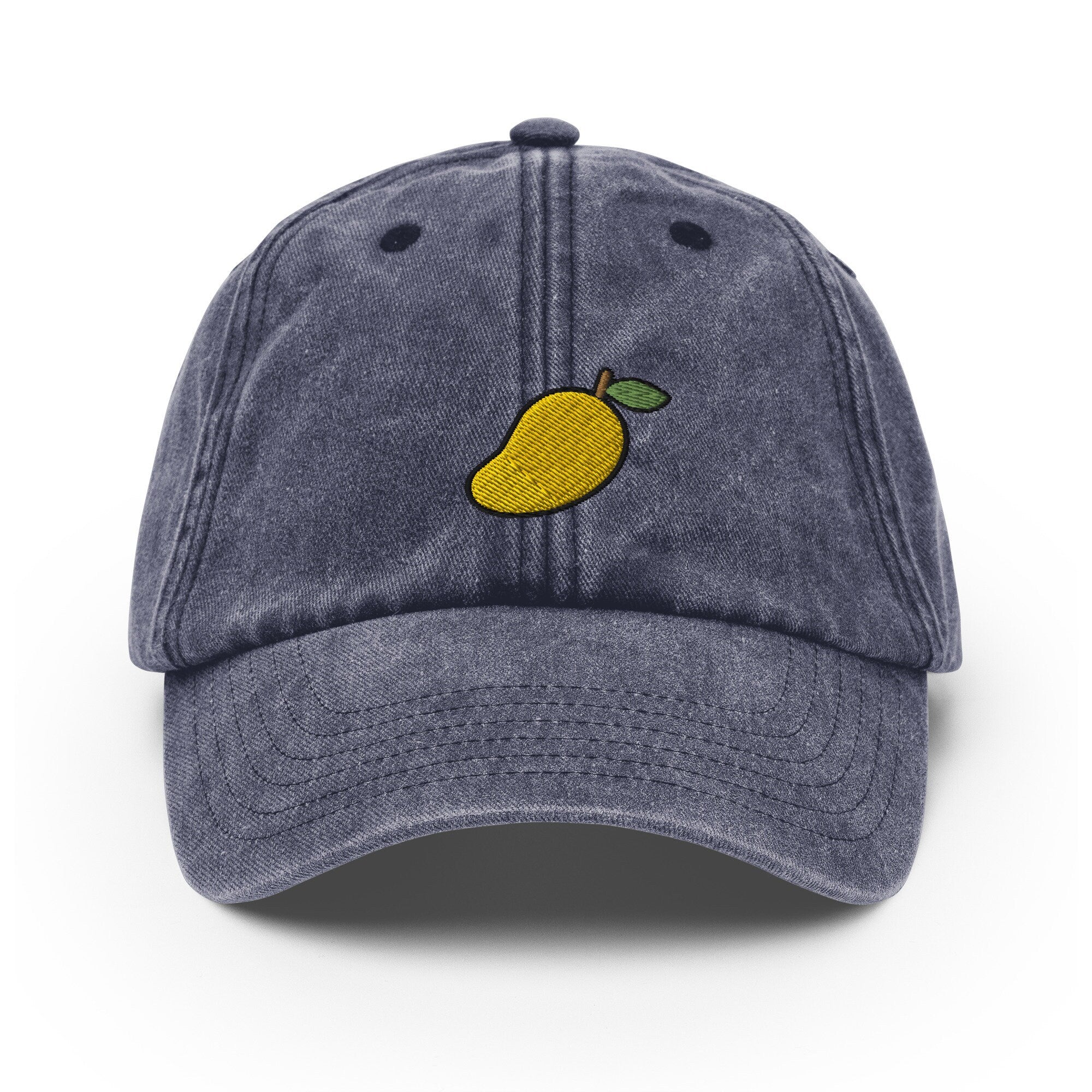 Mango Vintage Hat, Aged Dad Cap, Faded Baseball Cap Gift - Multiple Colors