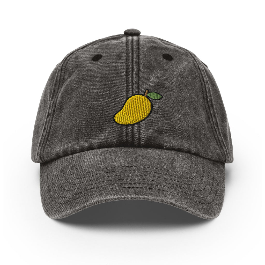 Mango Vintage Hat, Aged Dad Cap, Faded Baseball Cap Gift - Multiple Colors