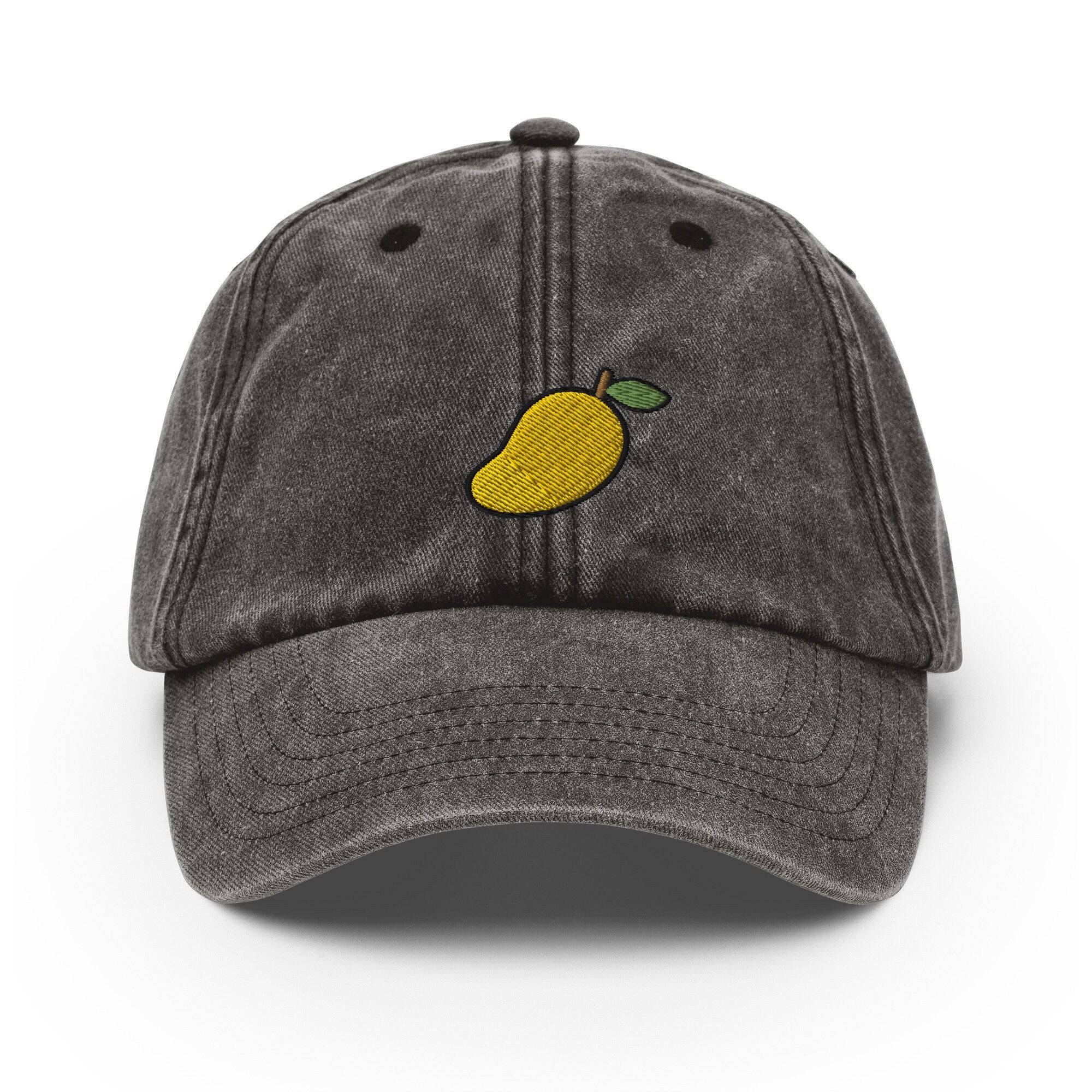 Mango Vintage Hat, Aged Dad Cap, Faded Baseball Cap Gift - Multiple Colors
