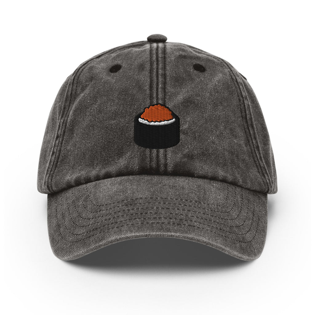 Sushi Vintage Hat, Aged Dad Cap, Faded Baseball Cap Gift - Multiple Colors
