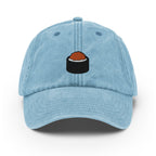 Sushi Vintage Hat, Aged Dad Cap, Faded Baseball Cap Gift - Multiple Colors