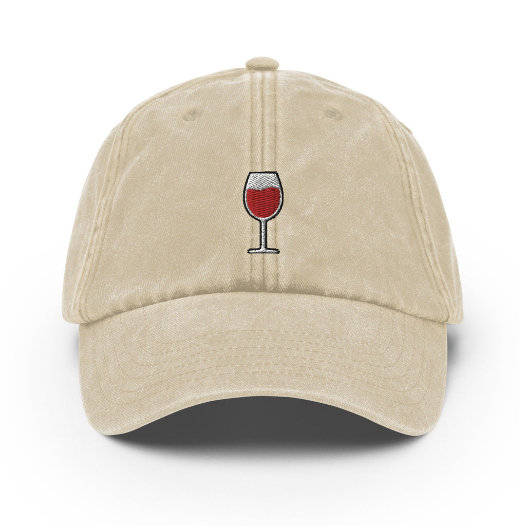 Wine Vintage Hat, Aged Dad Cap, Faded Baseball Cap Gift - Multiple Colors