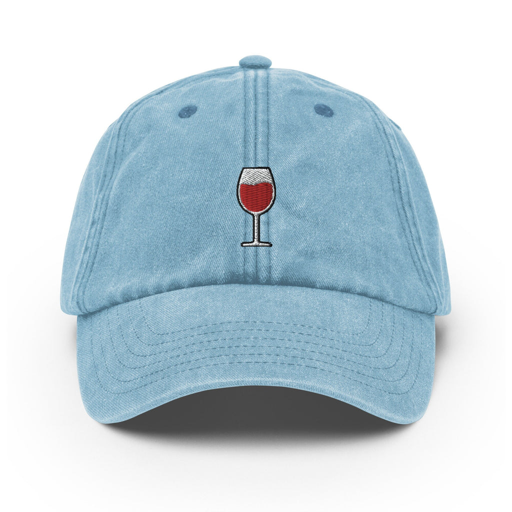 Wine Vintage Hat, Aged Dad Cap, Faded Baseball Cap Gift - Multiple Colors