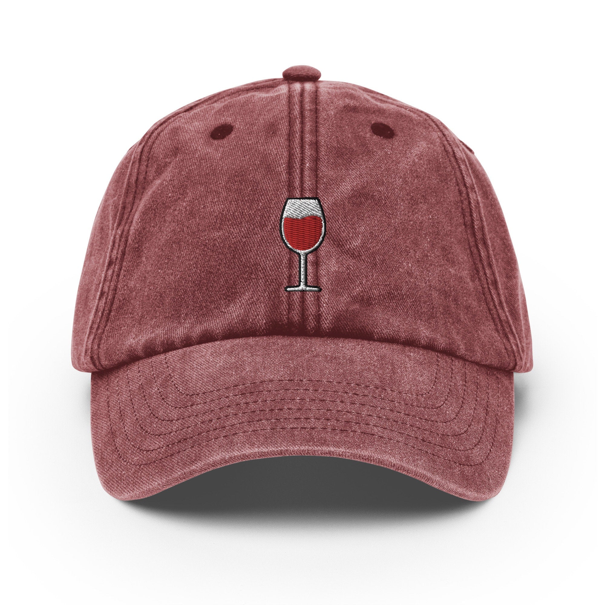 Wine Vintage Hat, Aged Dad Cap, Faded Baseball Cap Gift - Multiple Colors