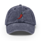 Pepper Vintage Hat, Aged Dad Cap, Faded Baseball Cap Gift - Multiple Colors