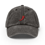 Pepper Vintage Hat, Aged Dad Cap, Faded Baseball Cap Gift - Multiple Colors