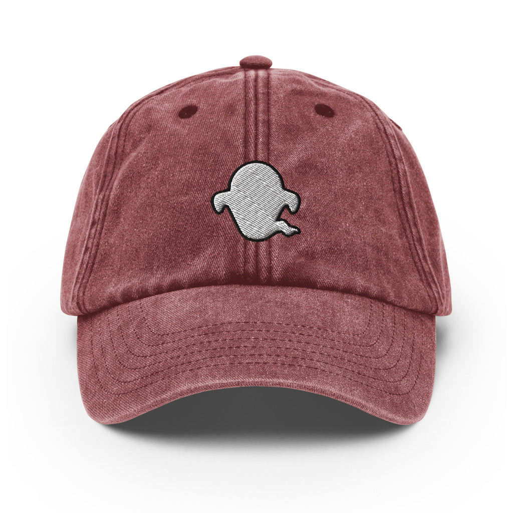 Ghost Vintage Hat, Aged Dad Cap, Faded Baseball Cap Gift - Multiple Colors