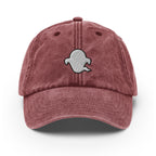 Ghost Vintage Hat, Aged Dad Cap, Faded Baseball Cap Gift - Multiple Colors