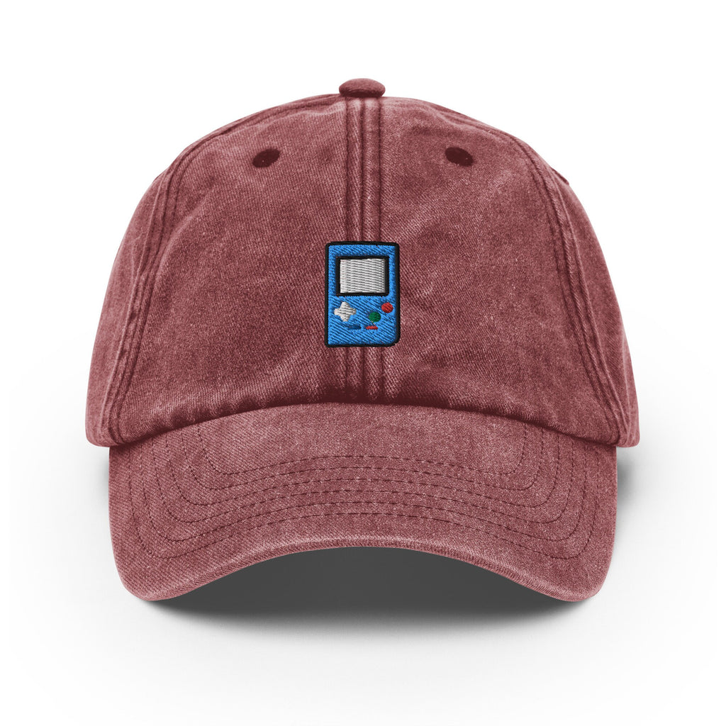 Game Machine Vintage Hat, Aged Dad Cap, Faded Baseball Cap Gift - Multiple Colors