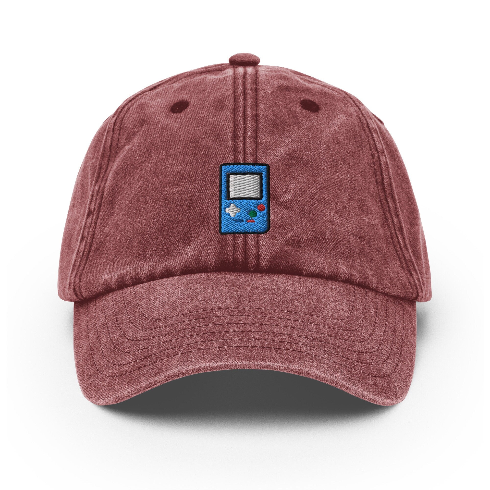 Game Machine Vintage Hat, Aged Dad Cap, Faded Baseball Cap Gift - Multiple Colors