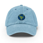 Earth Vintage Hat, Aged Dad Cap, Faded Baseball Cap Gift - Multiple Colors