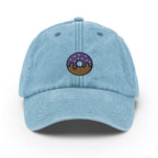 Donut Vintage Hat, Aged Dad Cap, Faded Baseball Cap Gift - Multiple Colors