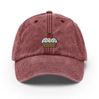 Cupcake Vintage Hat, Aged Dad Cap, Faded Baseball Cap Gift - Multiple Colors