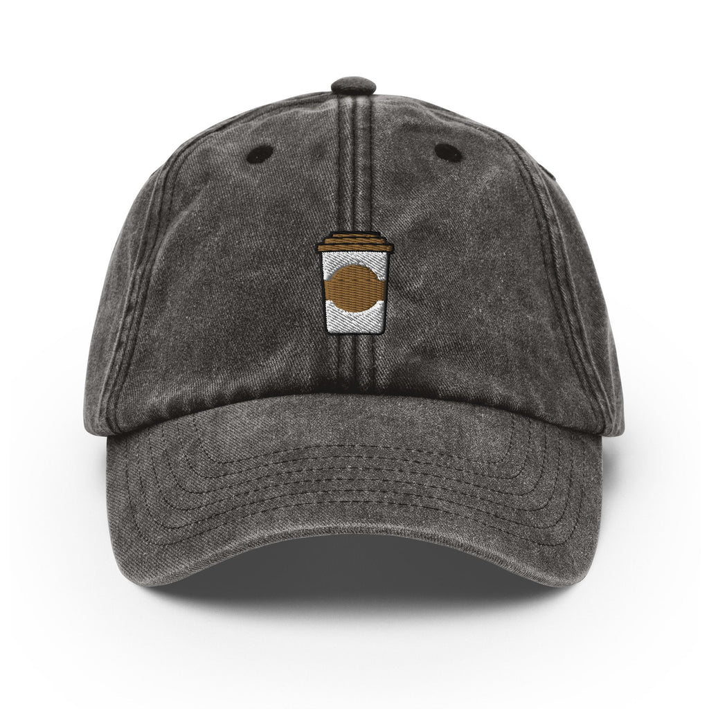 Coffee Vintage Hat, Aged Dad Cap, Faded Baseball Cap Gift - Multiple Colors