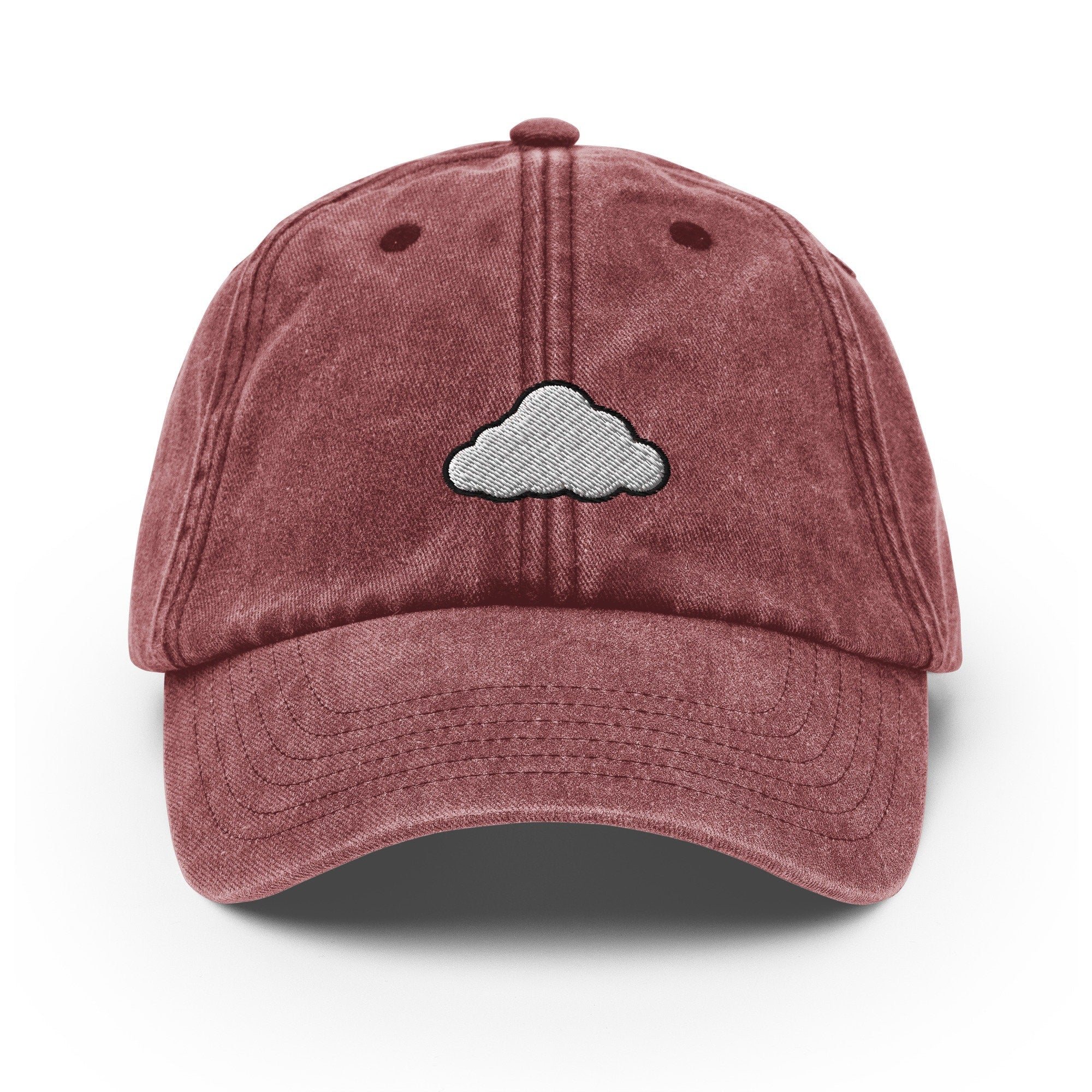 Cloud Vintage Hat, Aged Dad Cap, Faded Baseball Cap Gift - Multiple Colors