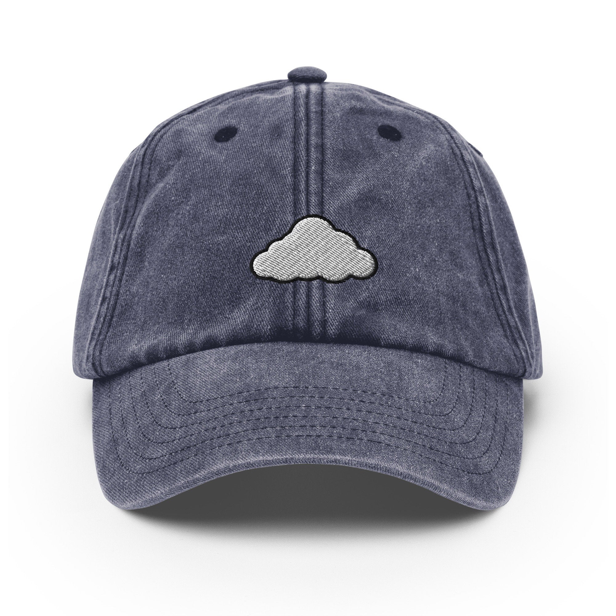 Cloud Vintage Hat, Aged Dad Cap, Faded Baseball Cap Gift - Multiple Colors
