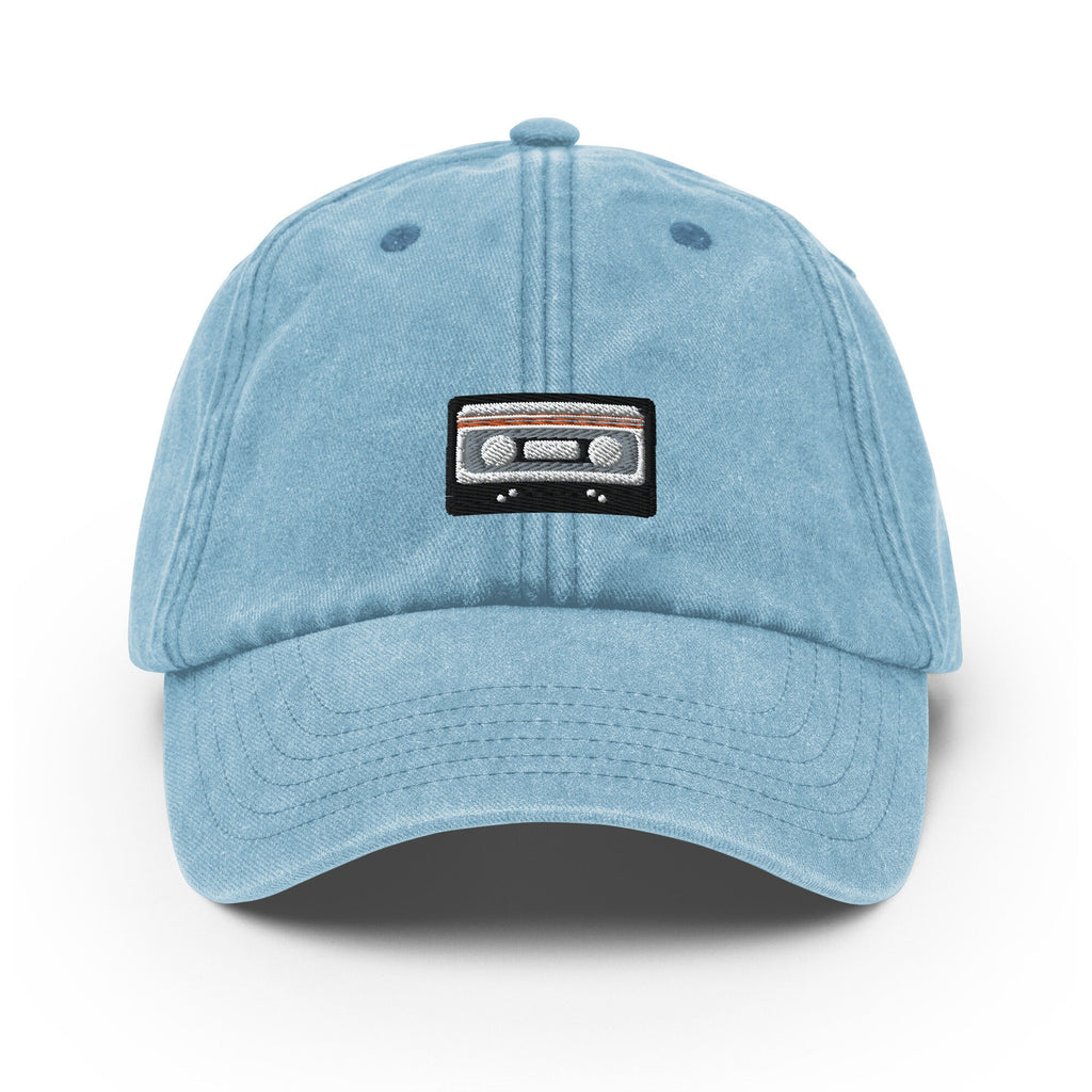 Tape Vintage Hat, Aged Dad Cap, Faded Baseball Cap Gift - Multiple Colors