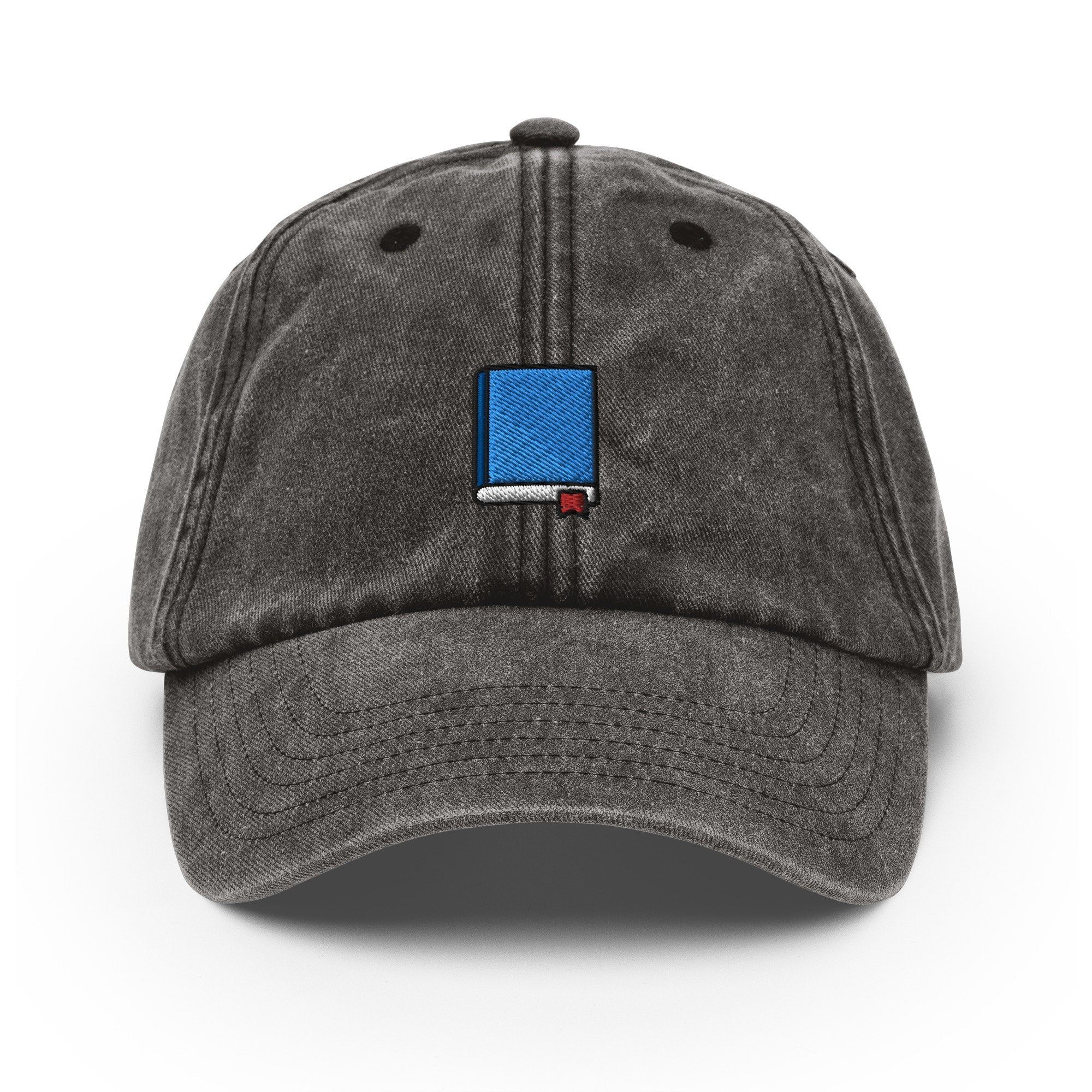 Book Vintage Hat, Aged Dad Cap, Faded Baseball Cap Gift - Multiple Colors