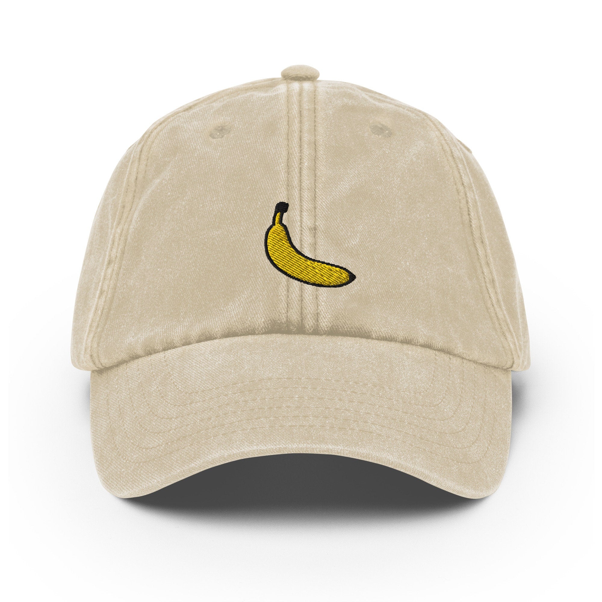 Banana Vintage Hat, Aged Dad Cap, Faded Baseball Cap Gift - Multiple Colors