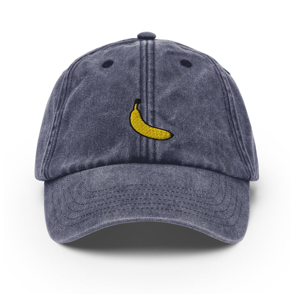 Banana Vintage Hat, Aged Dad Cap, Faded Baseball Cap Gift - Multiple Colors