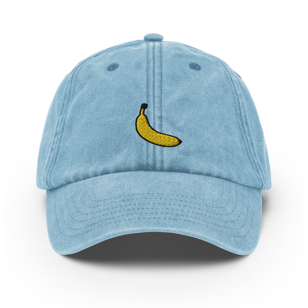 Banana Vintage Hat, Aged Dad Cap, Faded Baseball Cap Gift - Multiple Colors