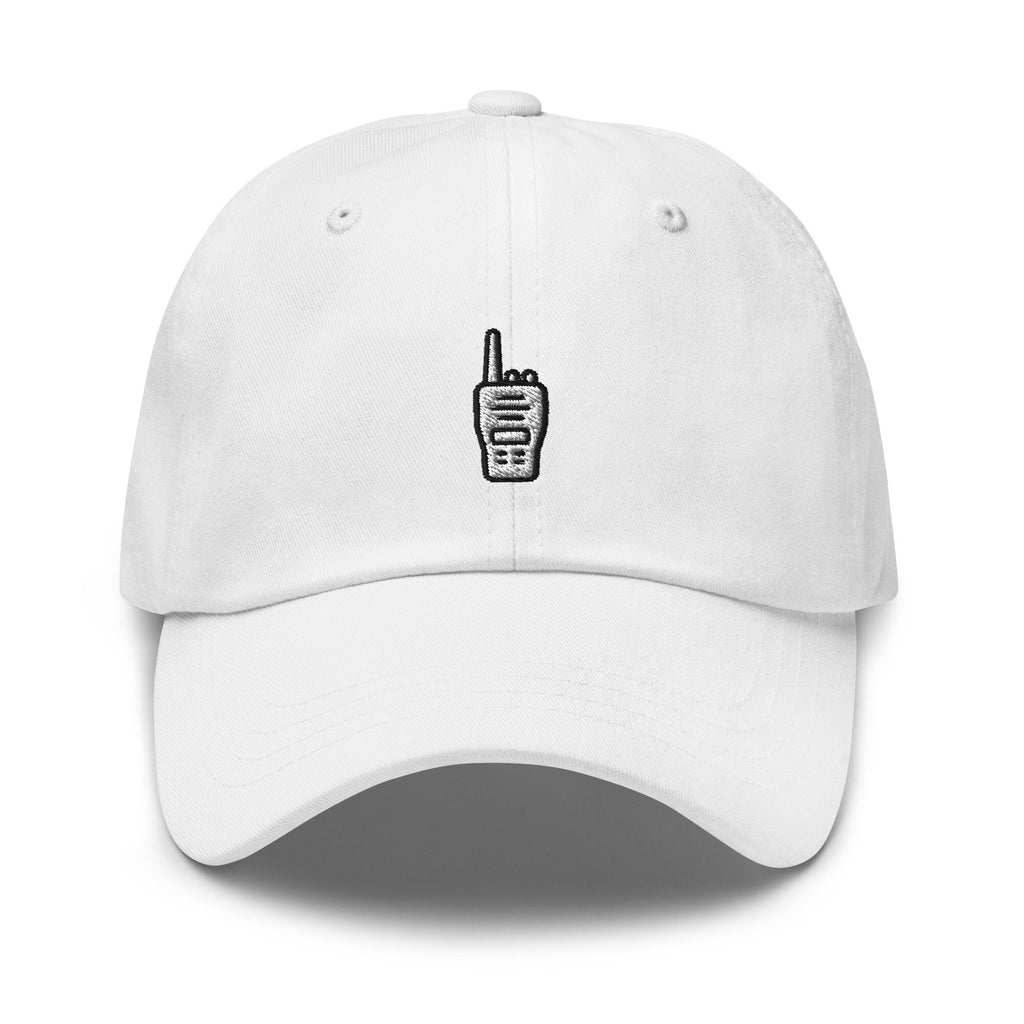 Embroidered Walkie Talkie Dad Hat: Unisex Cotton Twill Baseball Cap