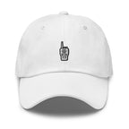 Embroidered Walkie Talkie Dad Hat: Unisex Cotton Twill Baseball Cap