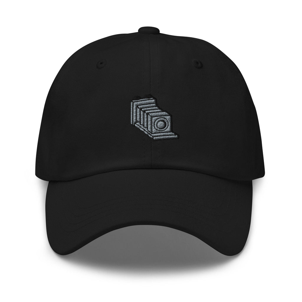 Embroidered Vintage Camera Dad Hat - Chino Cotton Twill