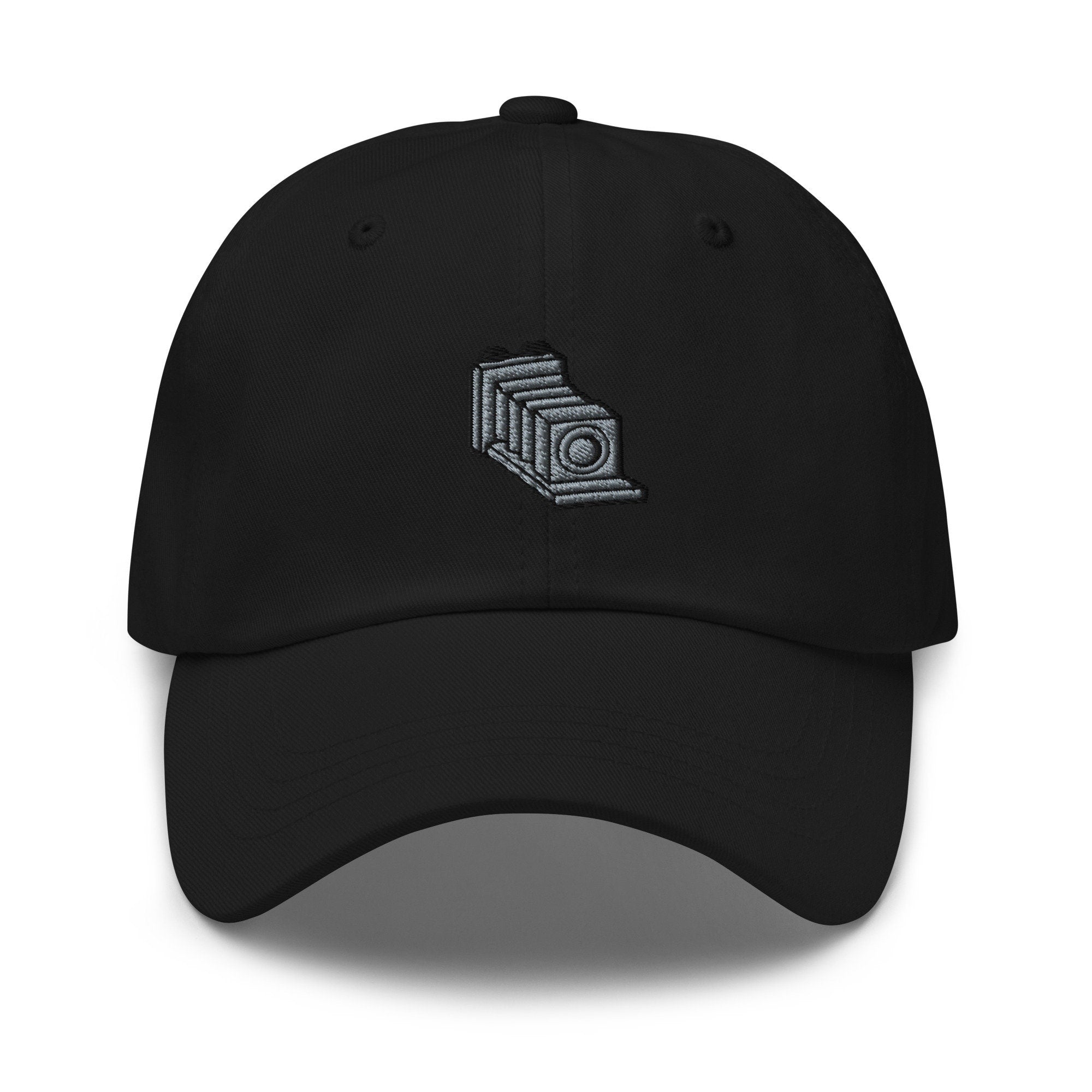 Embroidered Vintage Camera Dad Hat - Chino Cotton Twill