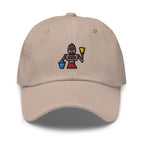 Embroidered Cleaning Robot Dad Hat: Unisex Cotton Twill Baseball Cap