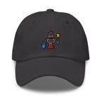 Embroidered Cleaning Robot Dad Hat: Unisex Cotton Twill Baseball Cap