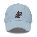 Embroidered Cleaning Robot Dad Hat: Unisex Cotton Twill Baseball Cap