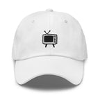 Vintage TV Embroidered Dad Hat: Unisex Cotton Twill Baseball Cap