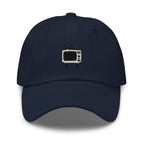 Vintage TV Embroidered Dad Hat: Unisex Cotton Twill Baseball Cap