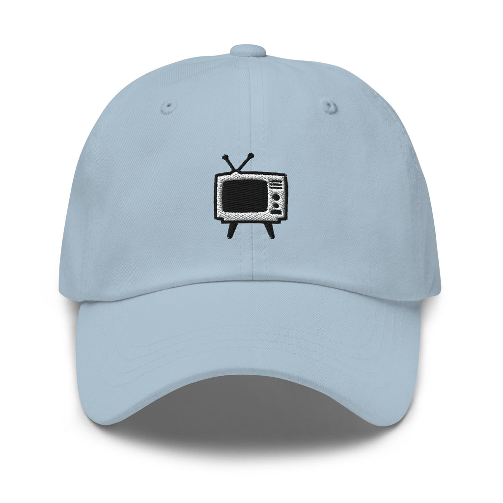 Vintage TV Embroidered Dad Hat: Unisex Cotton Twill Baseball Cap