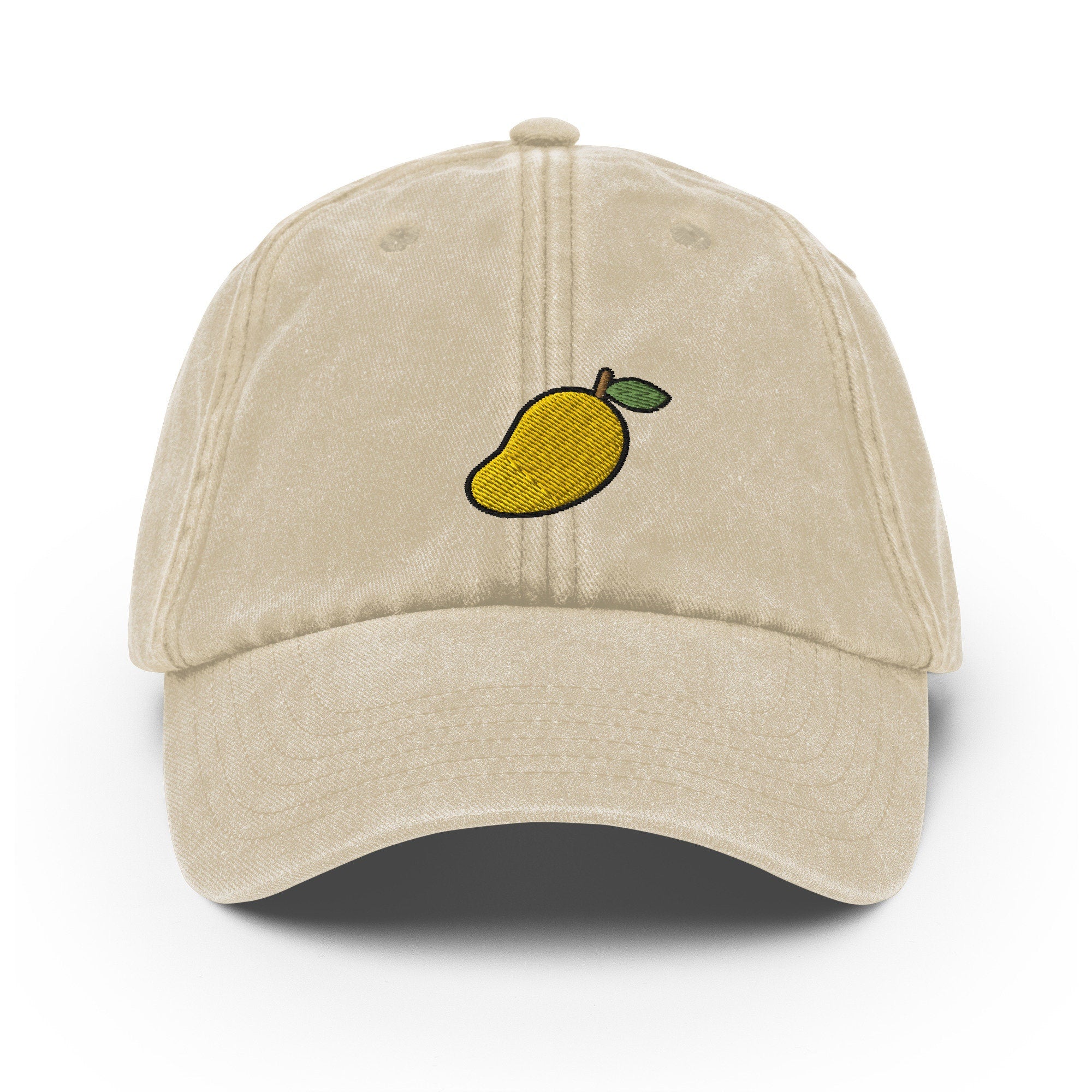 Mango Vintage Hat, Aged Dad Cap, Faded Baseball Cap Gift - Multiple Colors