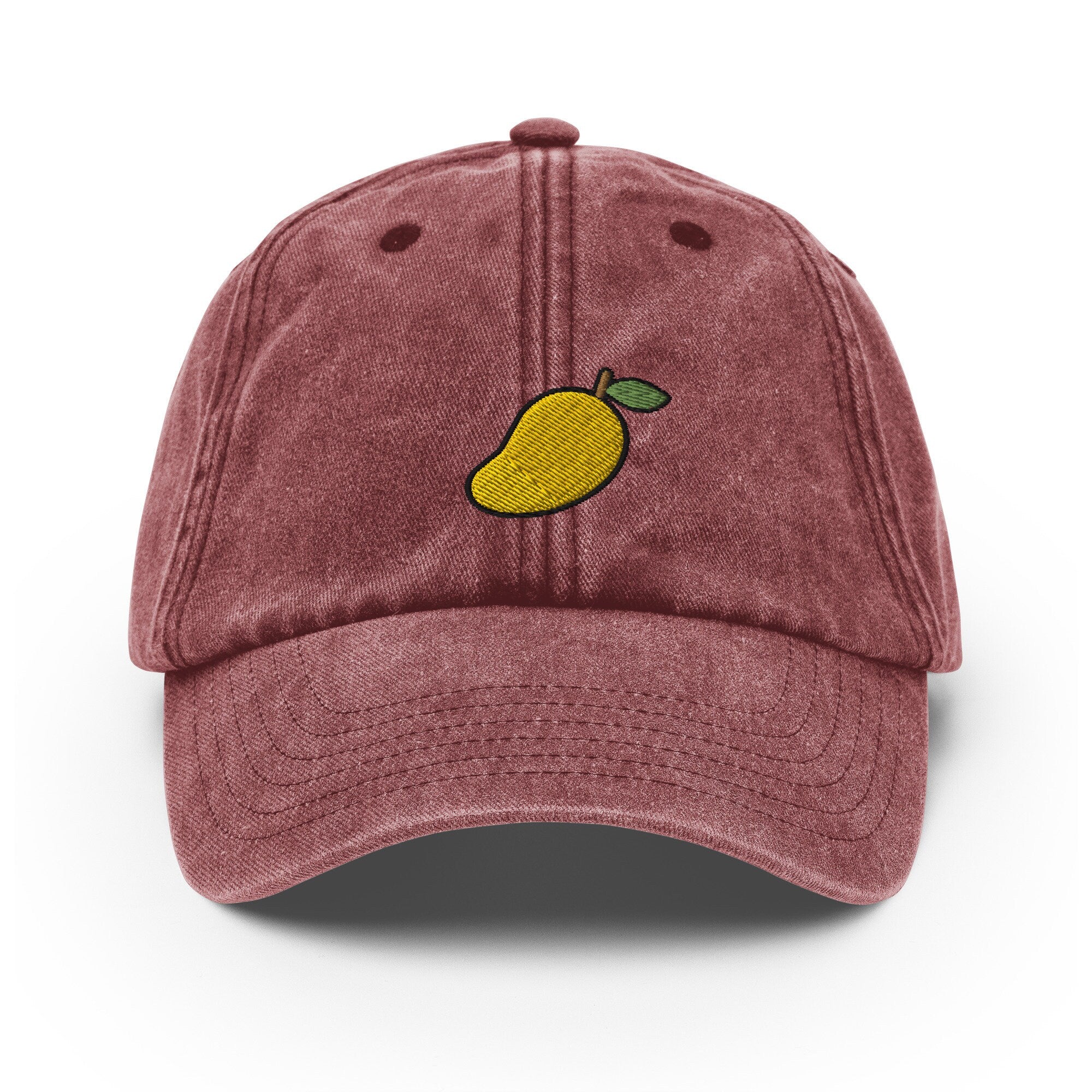 Mango Vintage Hat, Aged Dad Cap, Faded Baseball Cap Gift - Multiple Colors