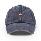 Wine Vintage Hat, Aged Dad Cap, Faded Baseball Cap Gift - Multiple Colors