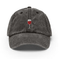 Wine Vintage Hat, Aged Dad Cap, Faded Baseball Cap Gift - Multiple Colors