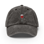 Wine Vintage Hat, Aged Dad Cap, Faded Baseball Cap Gift - Multiple Colors