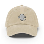 Ghost Vintage Hat, Aged Dad Cap, Faded Baseball Cap Gift - Multiple Colors