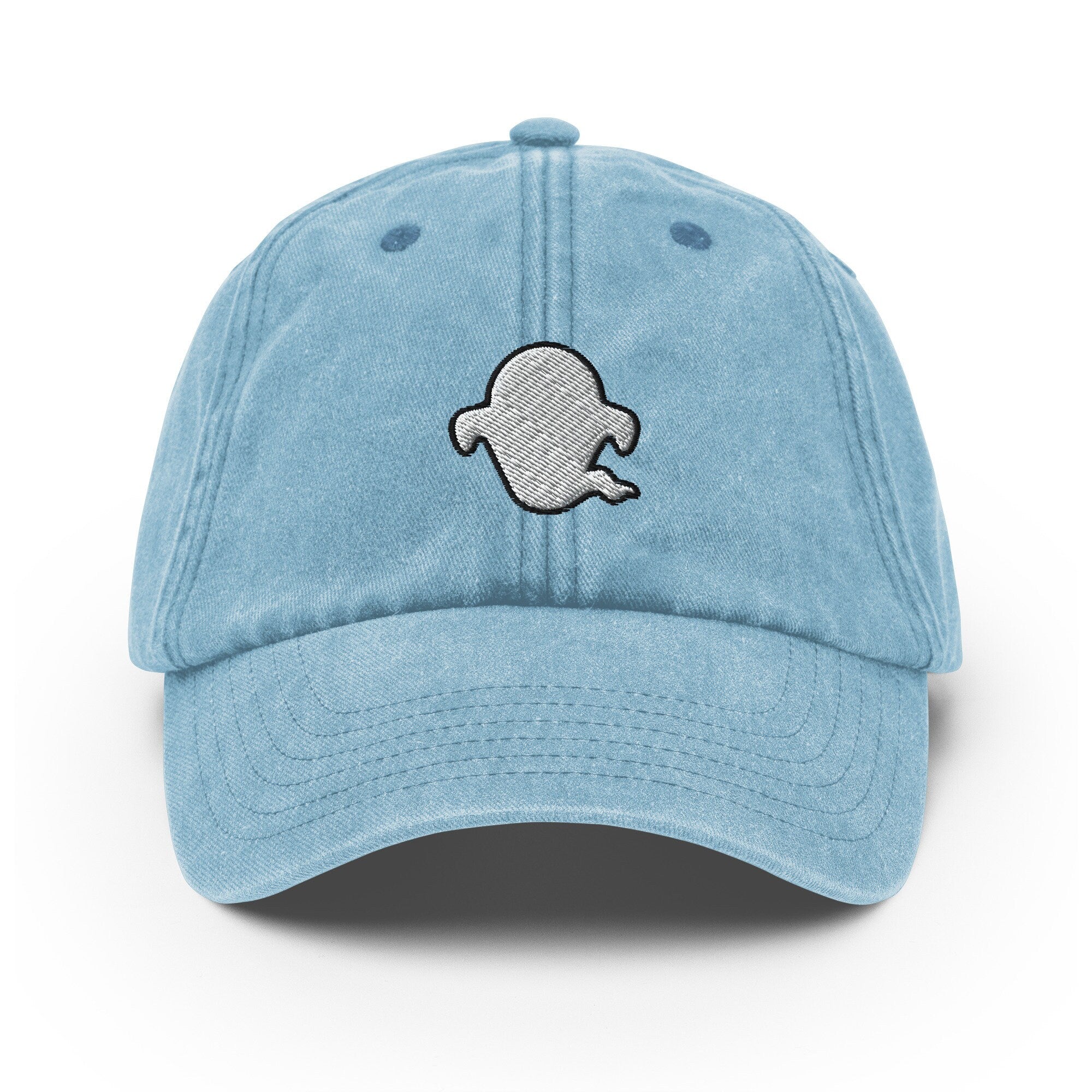 Ghost Vintage Hat, Aged Dad Cap, Faded Baseball Cap Gift - Multiple Colors